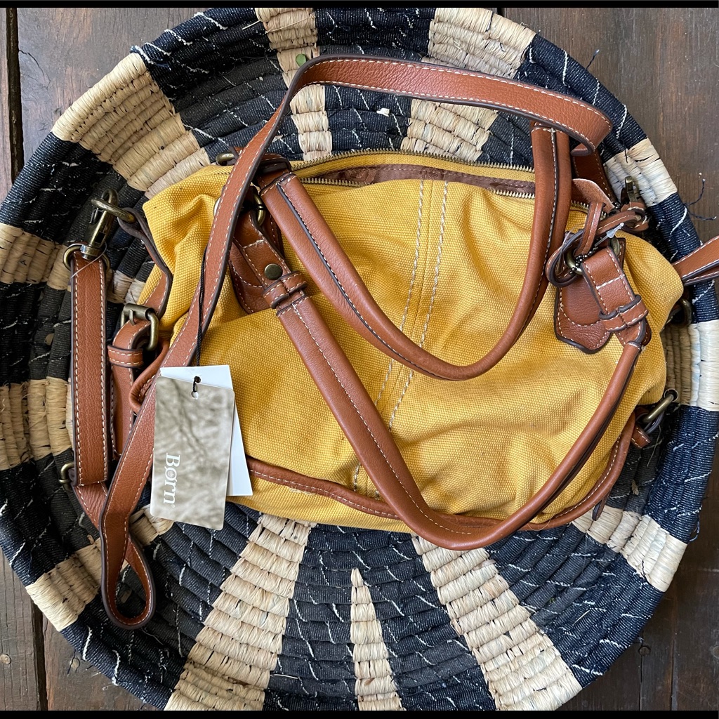 Born Sunflower Yellow Crossbody Purse